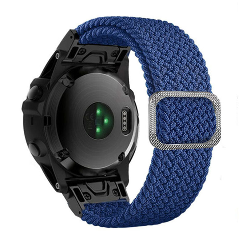 For Garmin Fenix 7 / Epix / Instinct 2 / Approach S62 / Fenix 5 Nylon Strap 22mm Smart Watch Band with Buckle