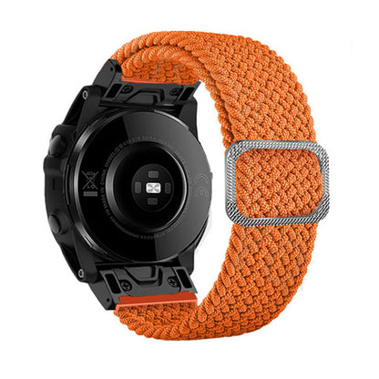 For Garmin Fenix 7 / Epix / Instinct 2 / Approach S62 / Fenix 5 Nylon Strap 22mm Smart Watch Band with Buckle