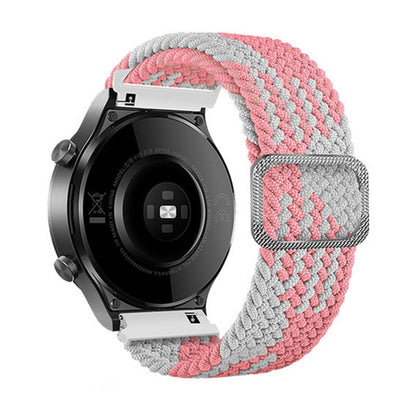 For Samsung Galaxy Watch3 45mm / Huami Amazfit Pace / Stratos Watch Strap 22mm Nylon Watch Band with Buckle