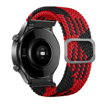 For Samsung Galaxy Watch3 45mm / Huami Amazfit Pace / Stratos Watch Strap 22mm Nylon Watch Band with Buckle