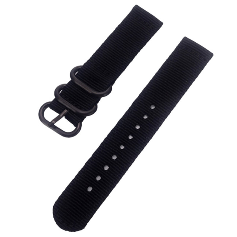 For Suunto 9 / 9 Baro / 7 / D5 Watch Strap 24mm Nylon Watchband Smart Watch Band with Round Buckle