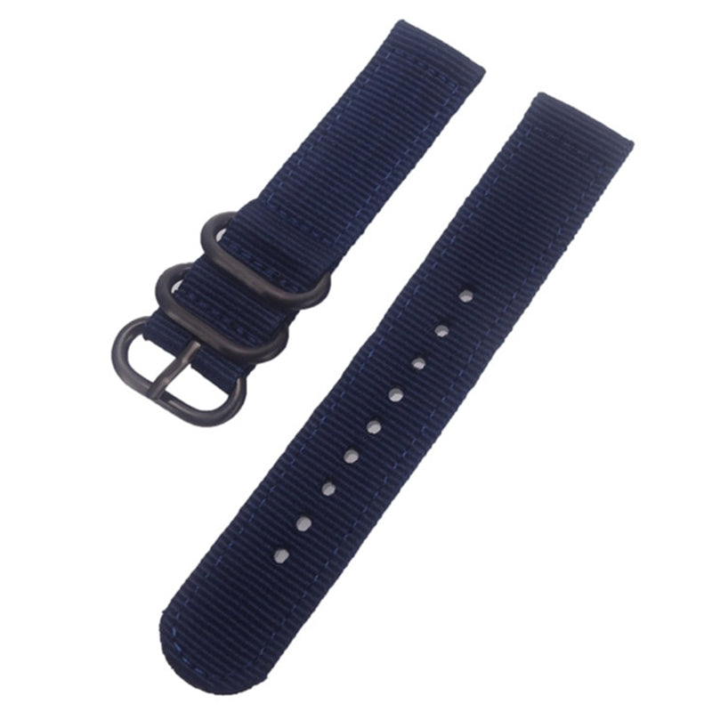 For Suunto 9 / 9 Baro / 7 / D5 Watch Strap 24mm Nylon Watchband Smart Watch Band with Round Buckle