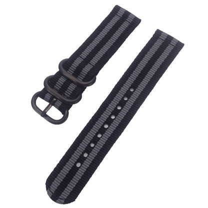 For Suunto 9 / 9 Baro / 7 / D5 Watch Strap 24mm Nylon Watchband Smart Watch Band with Round Buckle