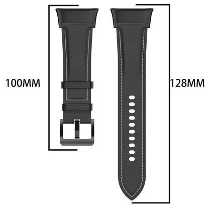 For Xiaomi Redmi Watch 3 Watch Band Genuine Cow Leather Adjustable Wrist Strap