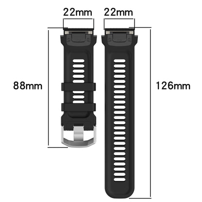 Silicone Watch Band for Garmin MARQ / Approach S62 / S60 , Honeycomb Texture Replacement Watch Strap