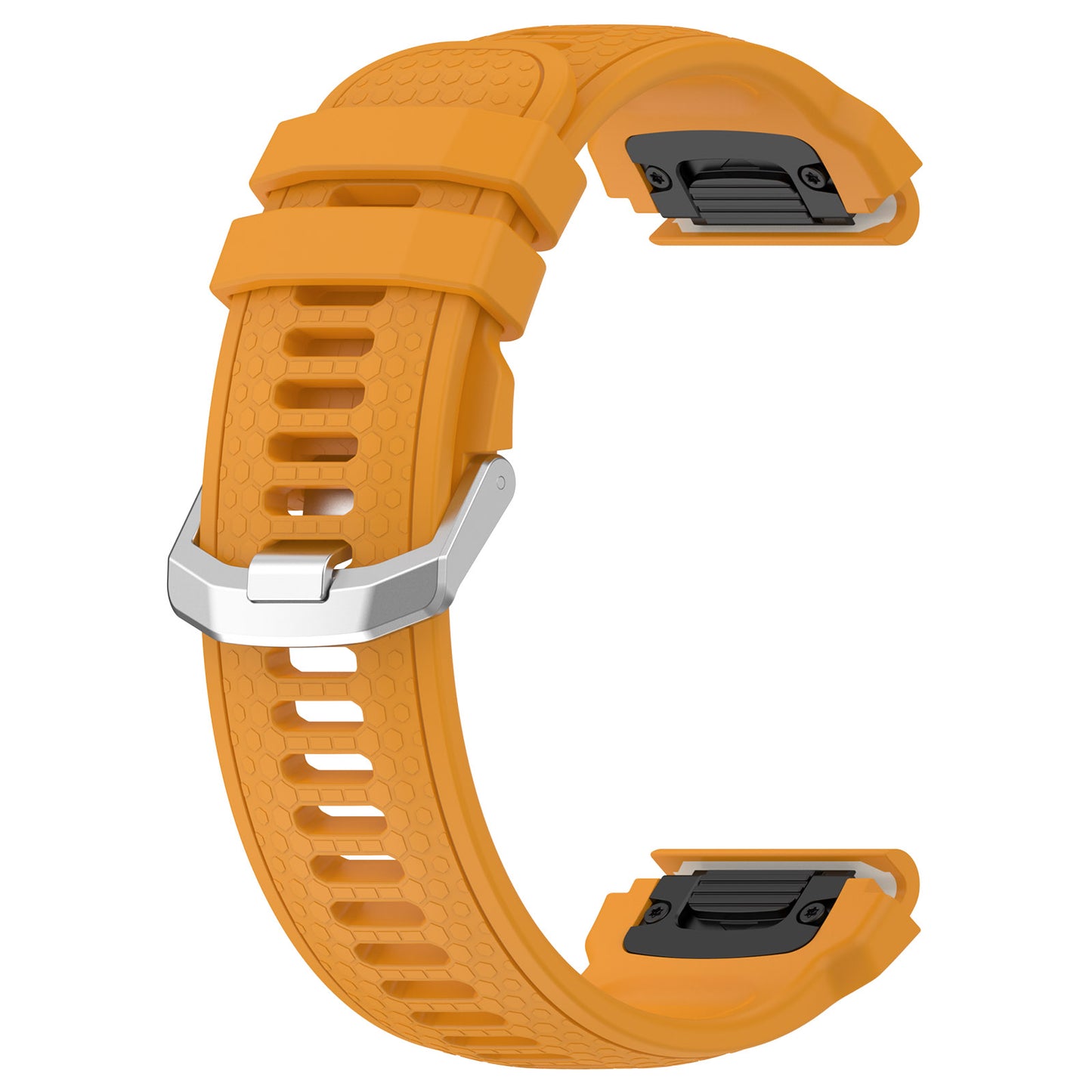 Silicone Watch Band for Garmin MARQ / Approach S62 / S60 , Honeycomb Texture Replacement Watch Strap