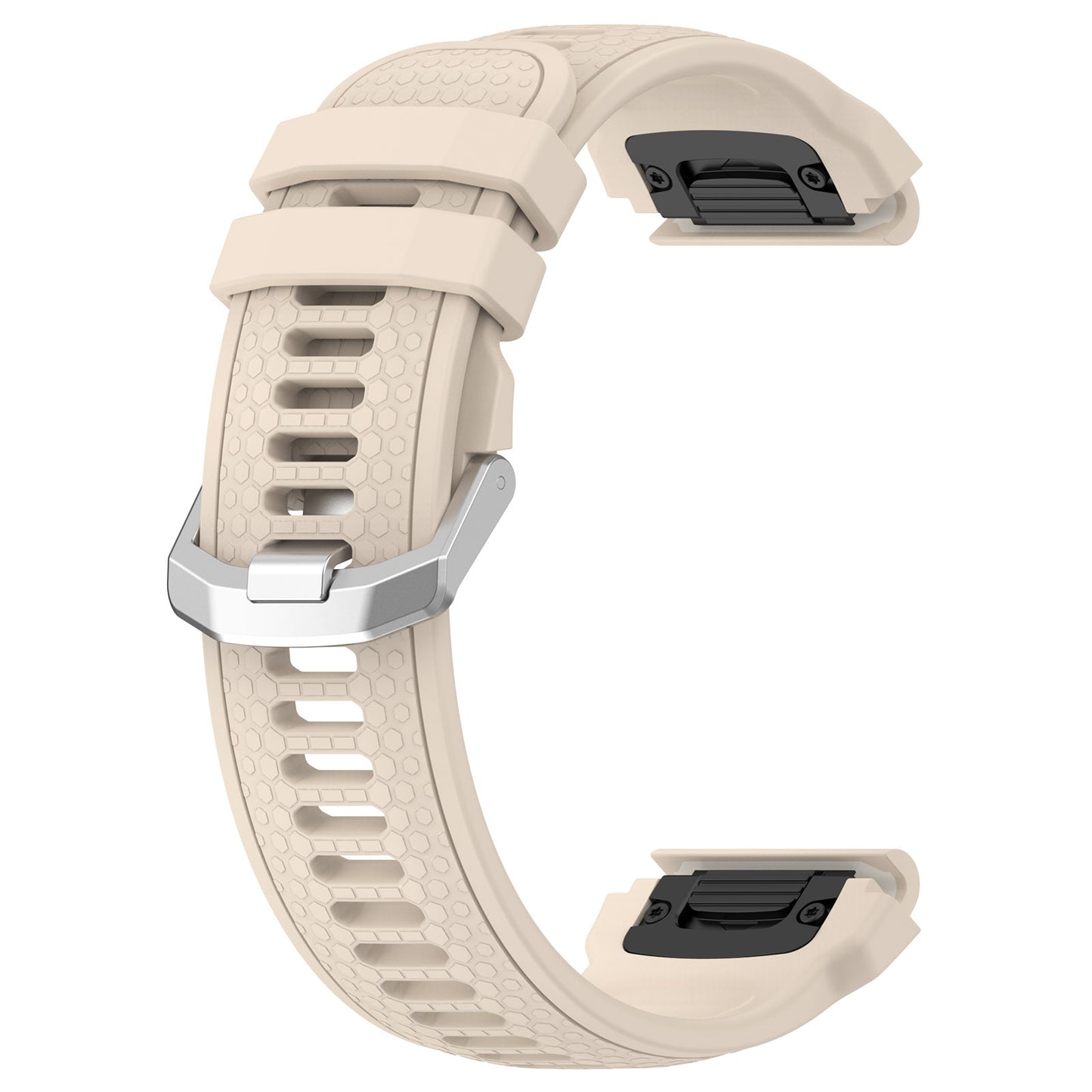 Silicone Watch Band for Garmin MARQ / Approach S62 / S60 , Honeycomb Texture Replacement Watch Strap