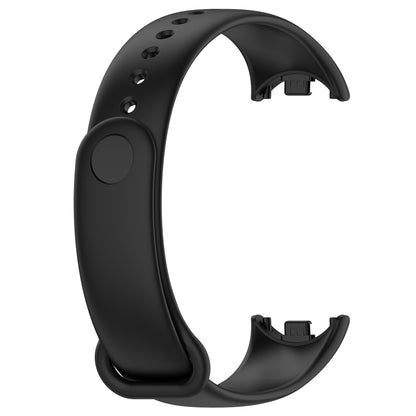 For Xiaomi Smart Band 8 Solid Color Silicone Watch Strap Replacement Wrist Band