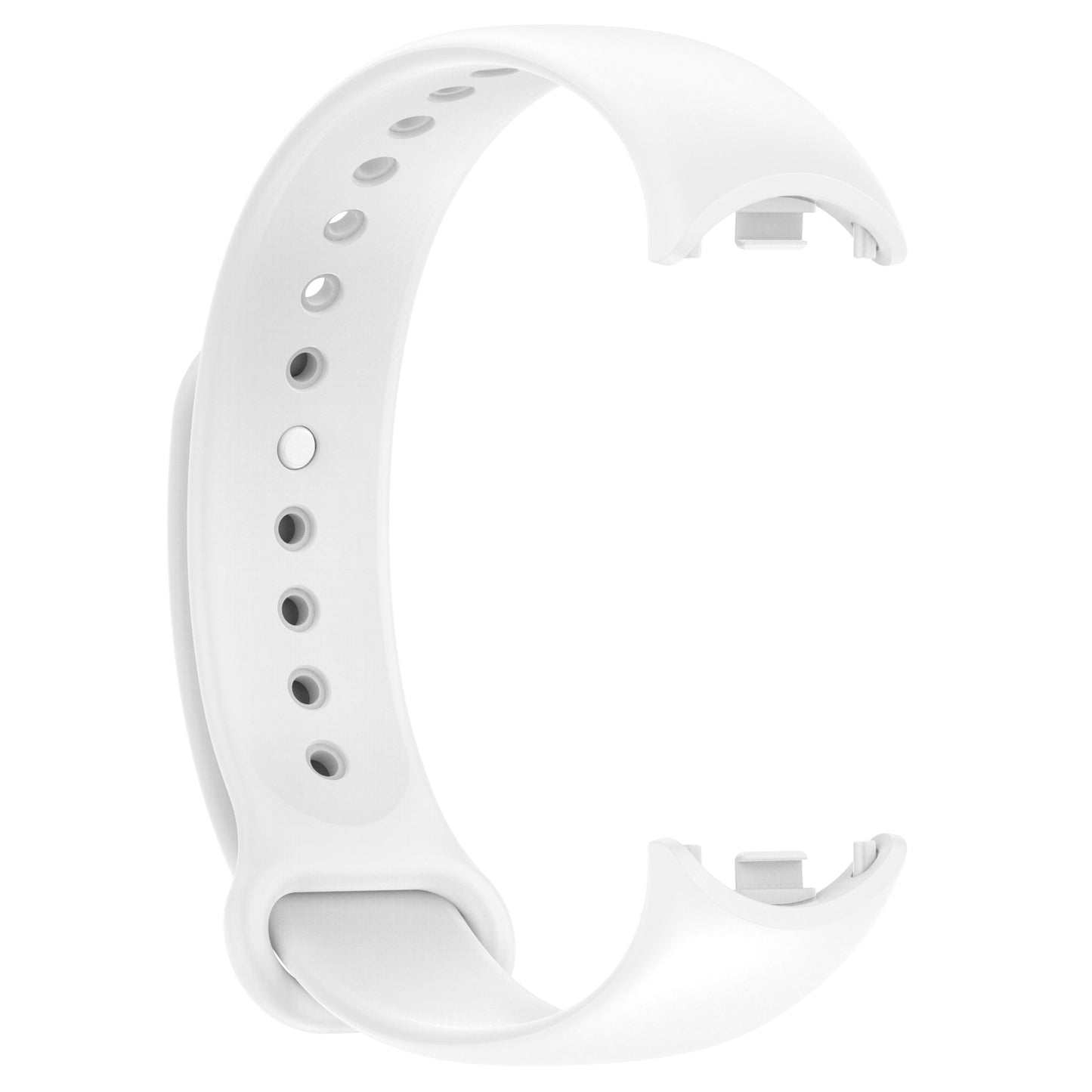 For Xiaomi Smart Band 8 Solid Color Silicone Watch Strap Replacement Wrist Band