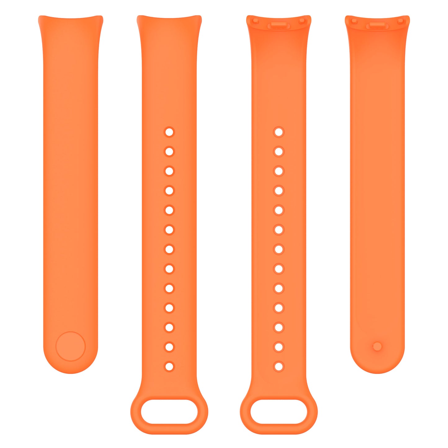 For Xiaomi Smart Band 8 Solid Color Silicone Watch Strap Replacement Wrist Band