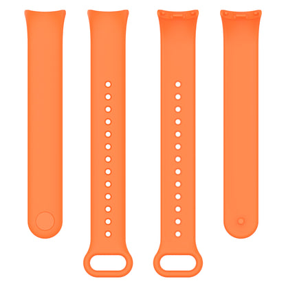 For Xiaomi Smart Band 8 Solid Color Silicone Watch Strap Replacement Wrist Band