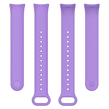 For Xiaomi Smart Band 8 Solid Color Silicone Watch Strap Replacement Wrist Band