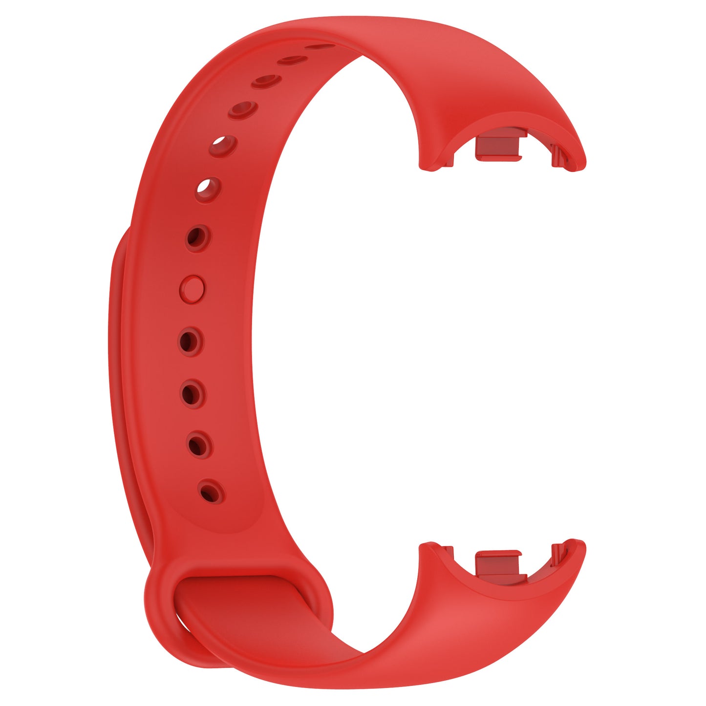 For Xiaomi Smart Band 8 Solid Color Silicone Watch Strap Replacement Wrist Band