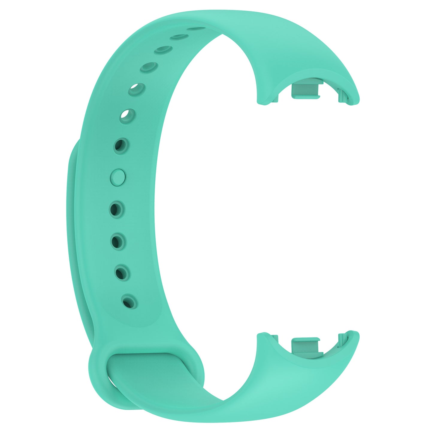 For Xiaomi Smart Band 8 Solid Color Silicone Watch Strap Replacement Wrist Band