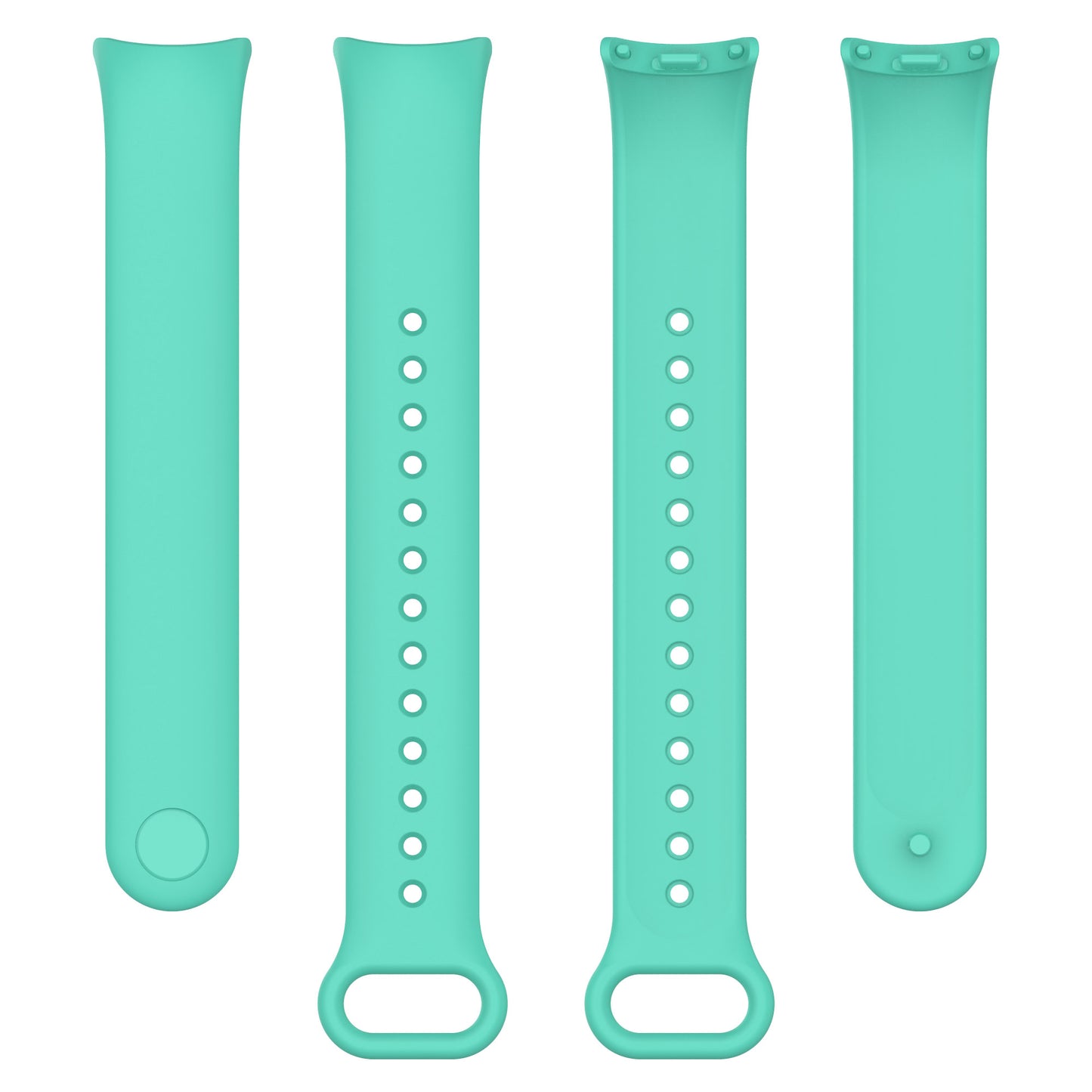 For Xiaomi Smart Band 8 Solid Color Silicone Watch Strap Replacement Wrist Band