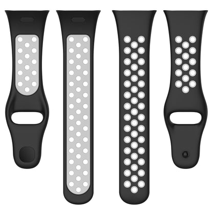 28mm Silicone Watch Strap for Xiaomi Redmi Watch 3 / Mi Watch Lite 3 , Dual-color Smart Band Strap