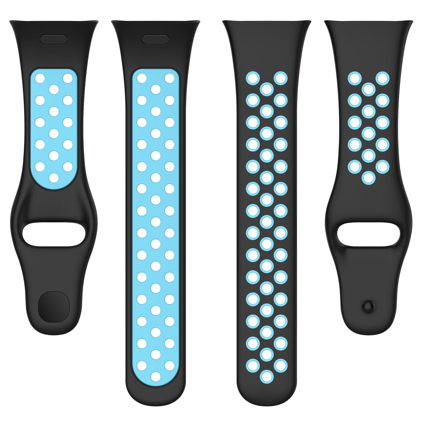 28mm Silicone Watch Strap for Xiaomi Redmi Watch 3 / Mi Watch Lite 3 , Dual-color Smart Band Strap