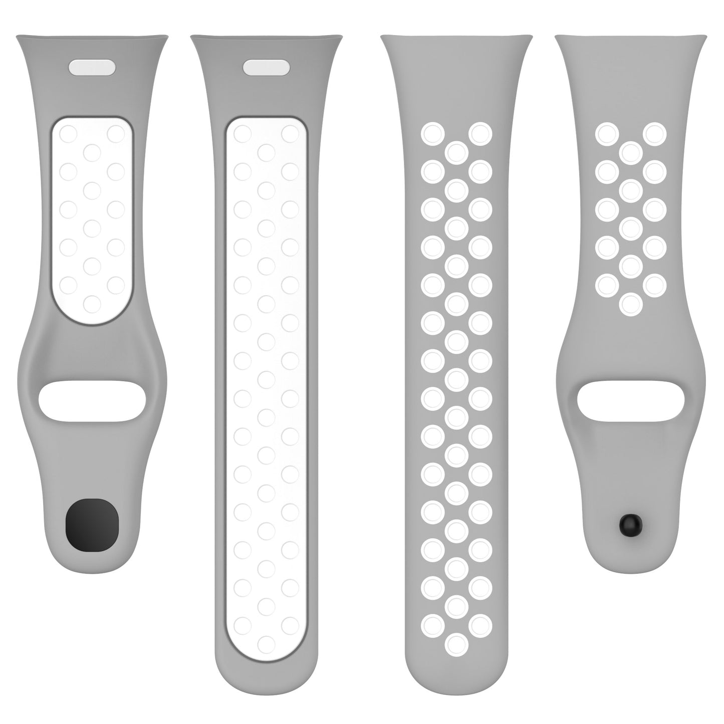 28mm Silicone Watch Strap for Xiaomi Redmi Watch 3 / Mi Watch Lite 3 , Dual-color Smart Band Strap