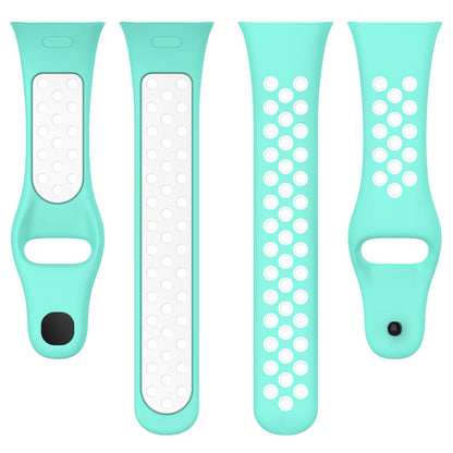 28mm Silicone Watch Strap for Xiaomi Redmi Watch 3 / Mi Watch Lite 3 , Dual-color Smart Band Strap