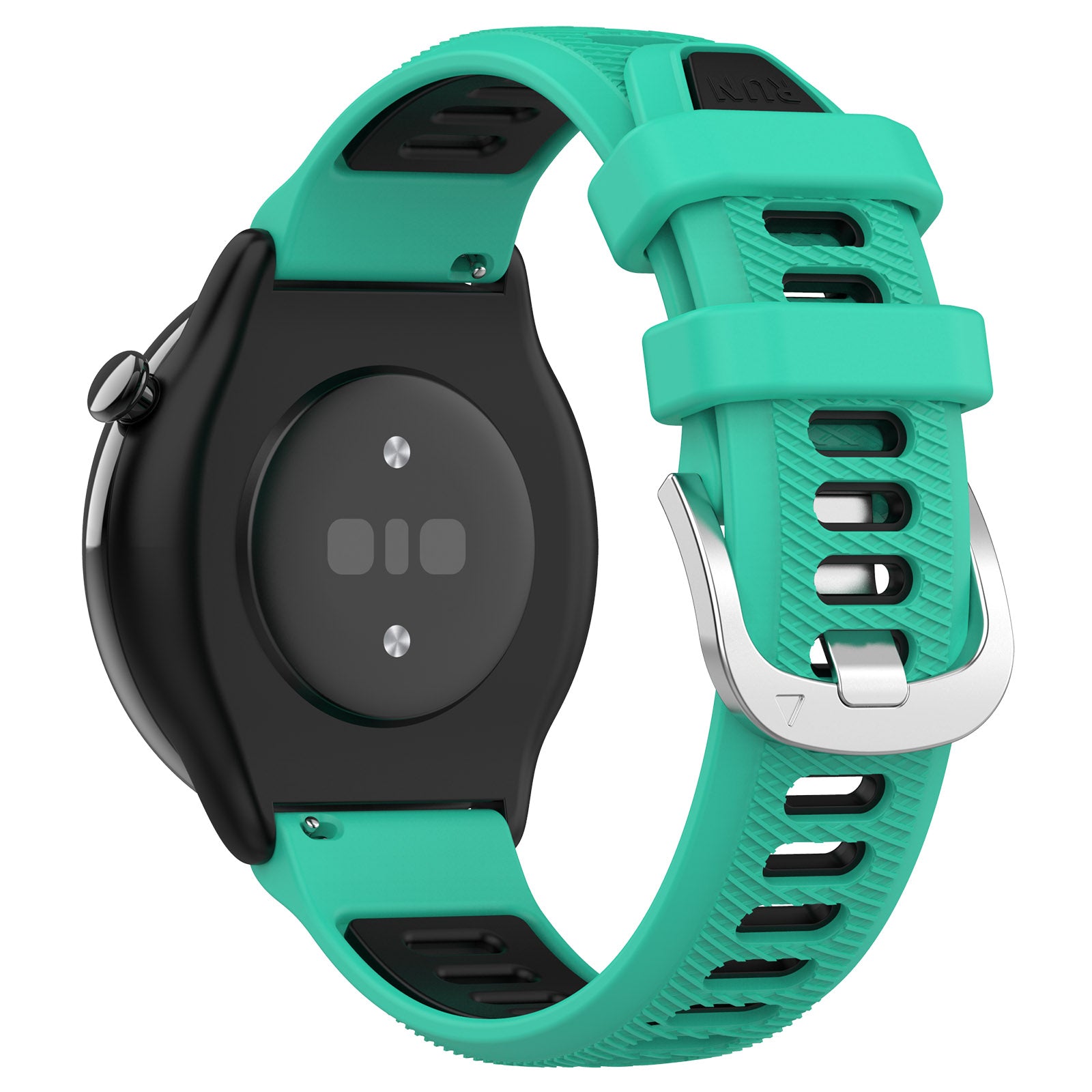 For Huami Amazfit GTR Mini / Bip 3 / Bip 3 Pro Silicone Watch Band 20mm Cross Stripe Dual-color Strap