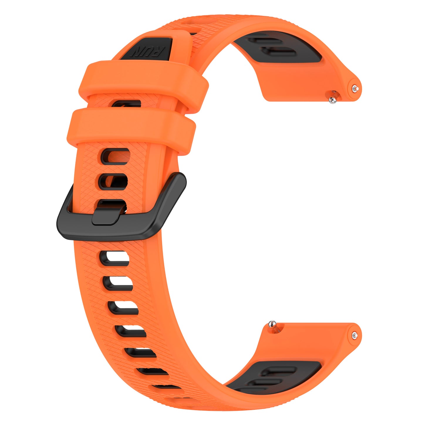 For Garmin Forerunner 265S Silicone Watch Bands 18mm Dual Color Replacement Strap