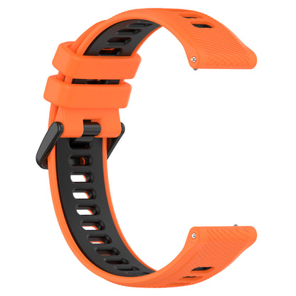 For Garmin Forerunner 265S Silicone Watch Bands 18mm Dual Color Replacement Strap