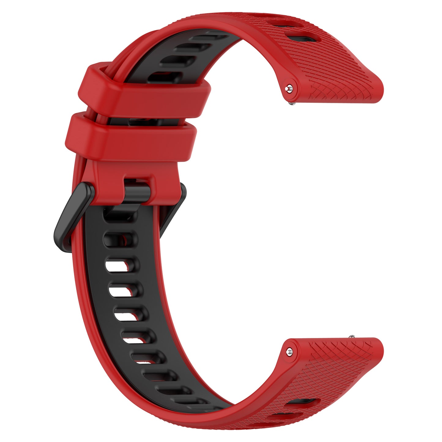 For Garmin Forerunner 265S Silicone Watch Bands 18mm Dual Color Replacement Strap