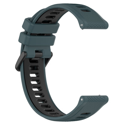 For Garmin Forerunner 265S Silicone Watch Bands 18mm Dual Color Replacement Strap