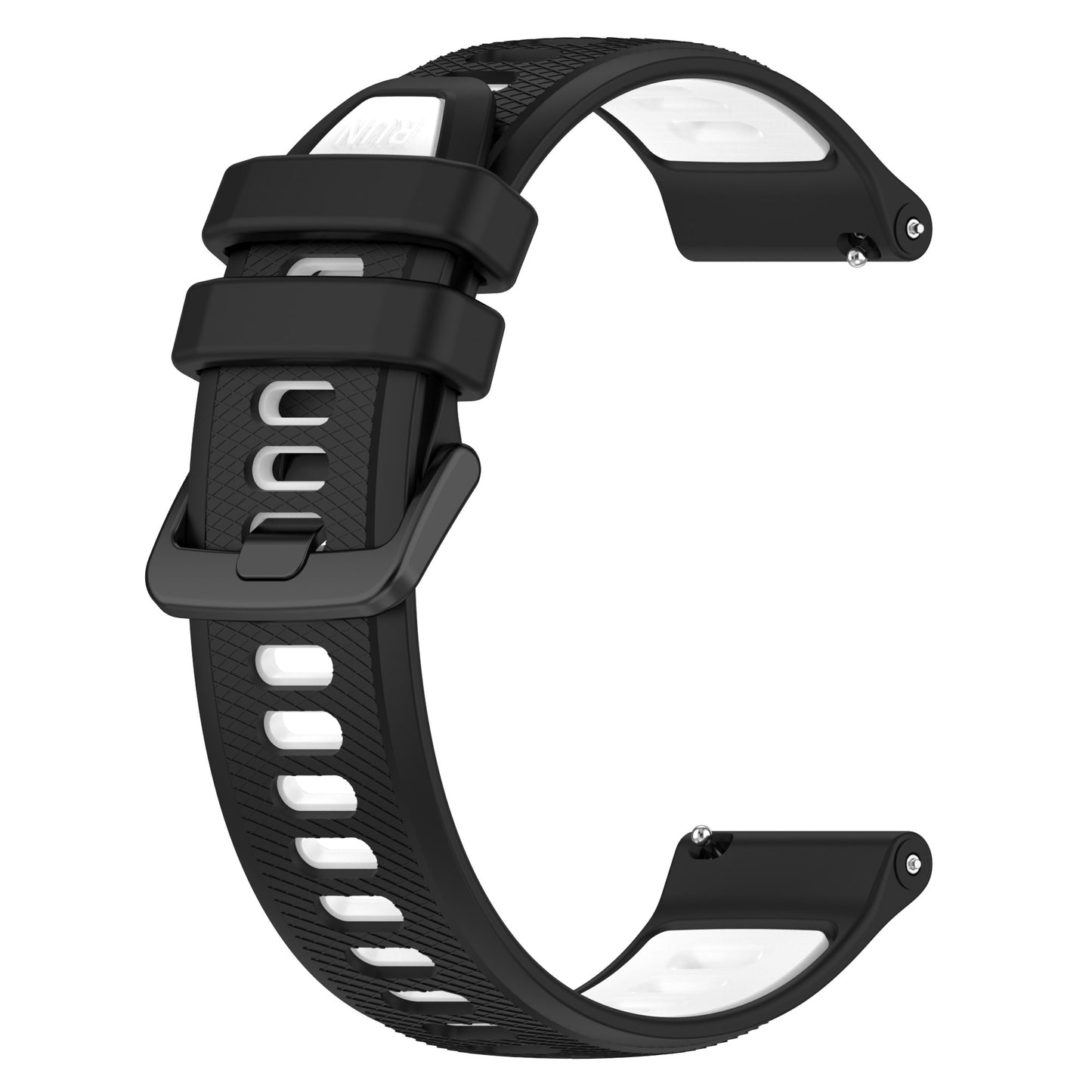 For Garmin Forerunner 265S Silicone Watch Bands 18mm Dual Color Replacement Strap