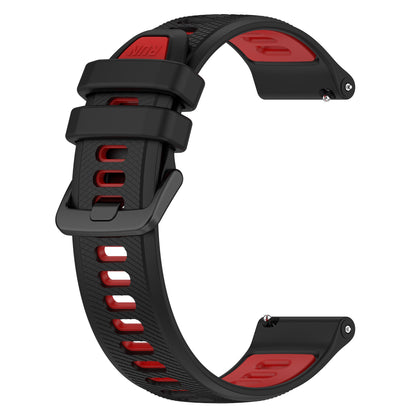 For Garmin Forerunner 265S Silicone Watch Bands 18mm Dual Color Replacement Strap