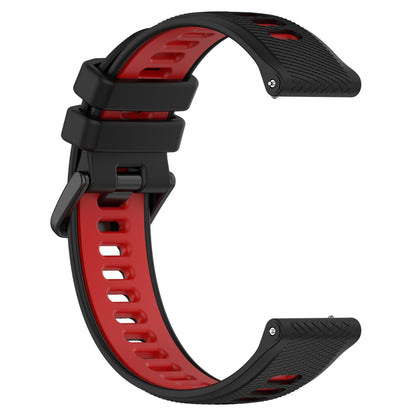 For Garmin Forerunner 265S Silicone Watch Bands 18mm Dual Color Replacement Strap