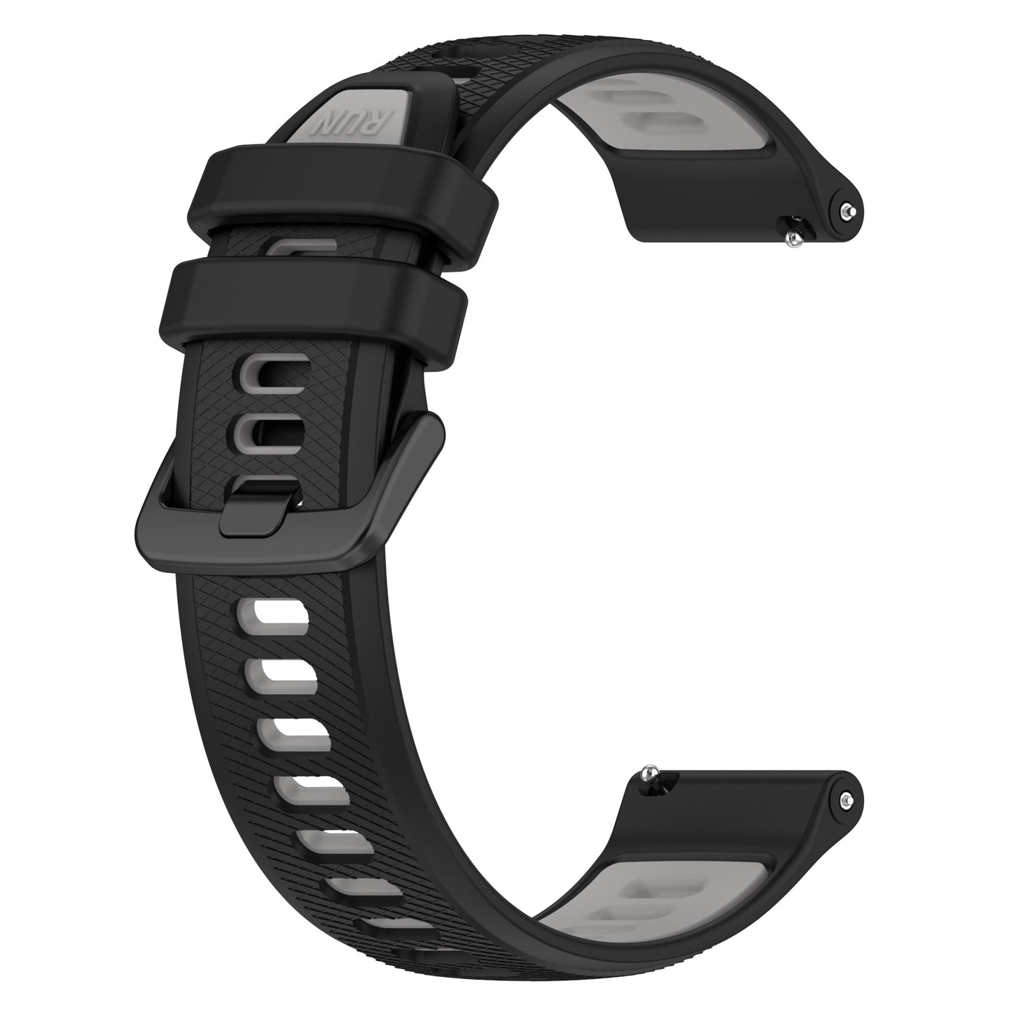 For Garmin Forerunner 265S Silicone Watch Bands 18mm Dual Color Replacement Strap