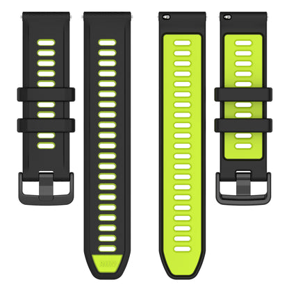 For Garmin Forerunner 265S Silicone Watch Bands 18mm Dual Color Replacement Strap