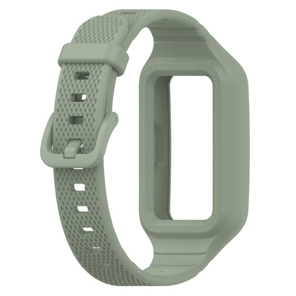 For Huawei Band 6 / 7 / 8 Sports Silicone Watch Band with Case Cover