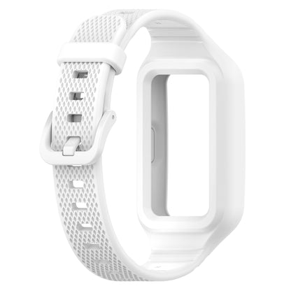 For Huawei Band 6 / 7 / 8 Sports Silicone Watch Band with Case Cover