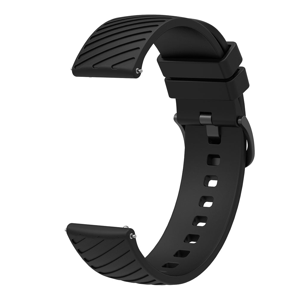 For Samsung Galaxy Watch3 41mm / Watch Active2 44mm / Galaxy Watch 42mm / Gear Sport Silicone Band 20mm Watch Strap