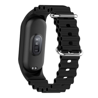 For Xiaomi Mi Band 3 / 4 / 5 / 6 / 7 Watch Band Soft Silicone Strap with Watch Case