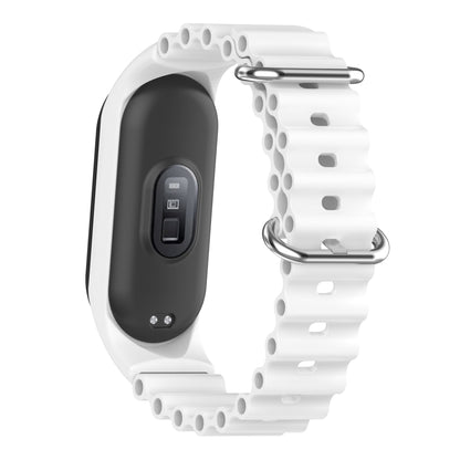 For Xiaomi Mi Band 3 / 4 / 5 / 6 / 7 Watch Band Soft Silicone Strap with Watch Case