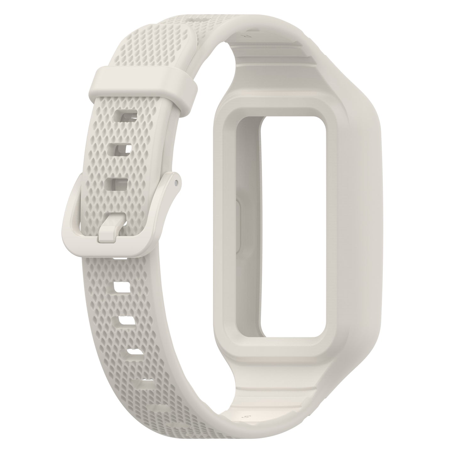 For Huawei Band 8 / Band 7 / Honor Band 6 Silicone Watch Strap Integral Texture Watch Band with Case