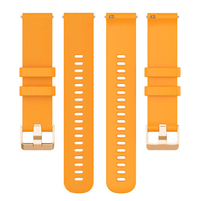 For Garmin Forerunner 265S / 255S / Venu 2S Silicone Watch Band 18mm Texture Replacement Watch Strap