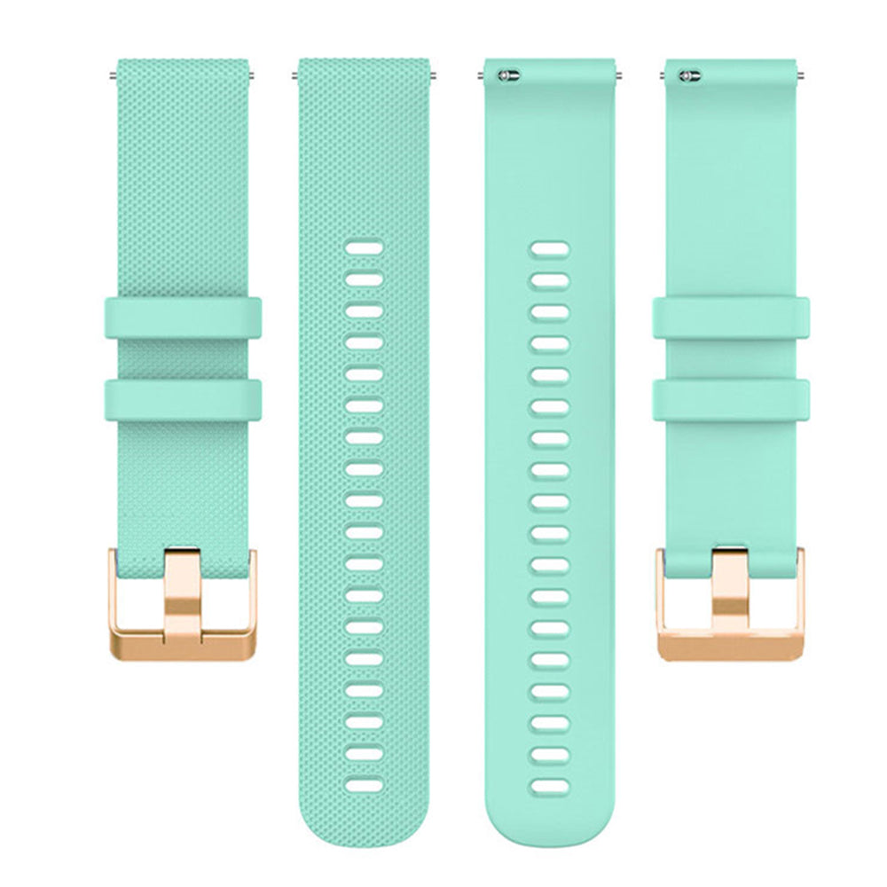 For Garmin Forerunner 265S / 255S / Venu 2S Silicone Watch Band 18mm Texture Replacement Watch Strap