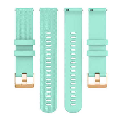 For Garmin Forerunner 265S / 255S / Venu 2S Silicone Watch Band 18mm Texture Replacement Watch Strap