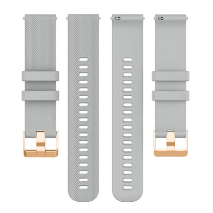 For Huami Amazfit GTR Mini / Bip 3 / Bip 3 Pro Texture Watch Strap 20mm Replacement Silicone Watch Band