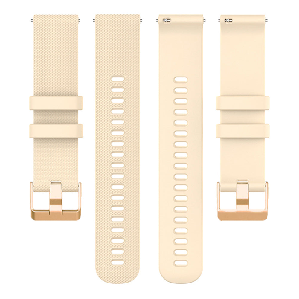 For Huami Amazfit GTR Mini / Bip 3 / Bip 3 Pro Texture Watch Strap 20mm Replacement Silicone Watch Band