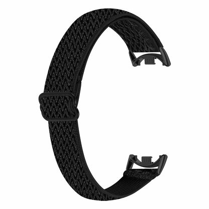 For Xiaomi Smart Band 8 Nylon Braided Watch Strap Quick Release Elastic Watch Band