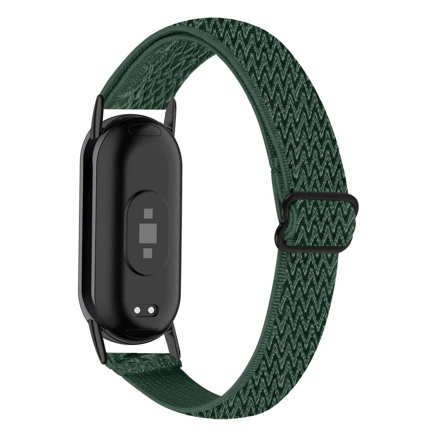 For Xiaomi Smart Band 8 Nylon Braided Watch Strap Quick Release Elastic Watch Band