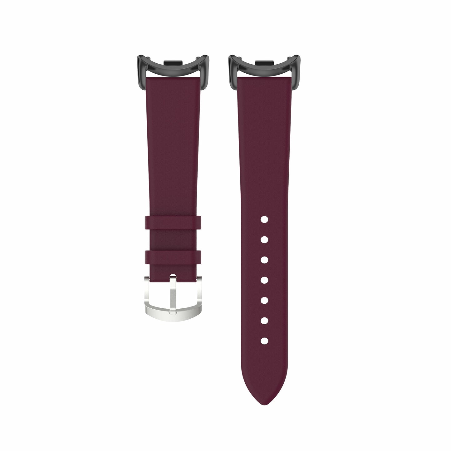 For Xiaomi Smart Band 8 Genuine Cow Leather Watch Band Replacement Bracelet with Connector