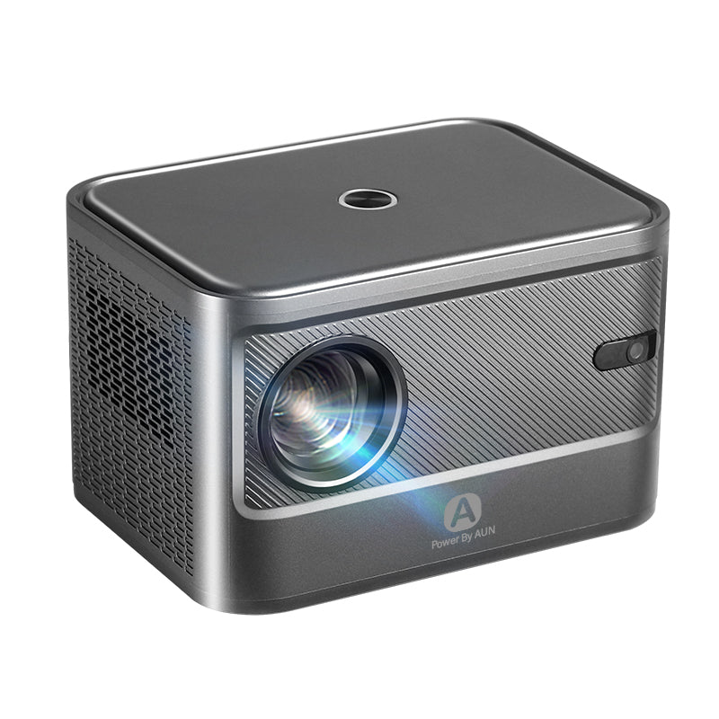 AUN A002 Portable Home Theater Projector Android 9.0 HD Video Screen Mirroring WiFi Bluetooth LED Projector