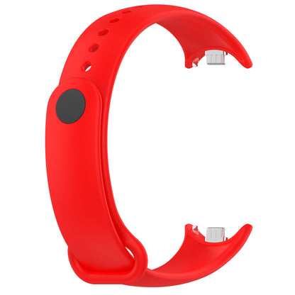 For Xiaomi Smart Band 8 Silicone Watch Bands Strap Replacement with Metal Connector