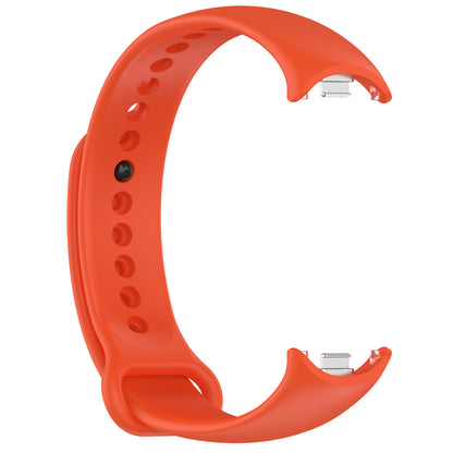 For Xiaomi Smart Band 8 Silicone Watch Bands Strap Replacement with Metal Connector